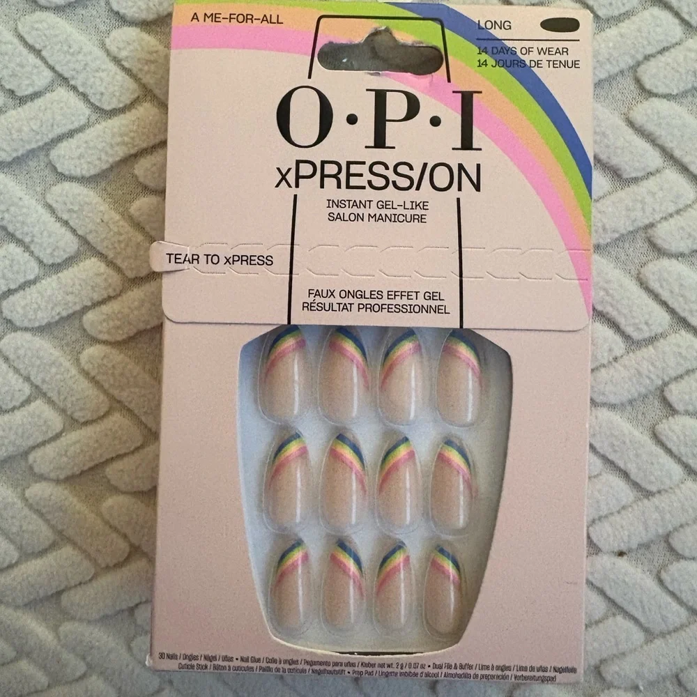 OPI xPRESS/ON Rainbow Gel Nails -NWT- Featured as a Host Pick! 🎉😊🥳⭐️